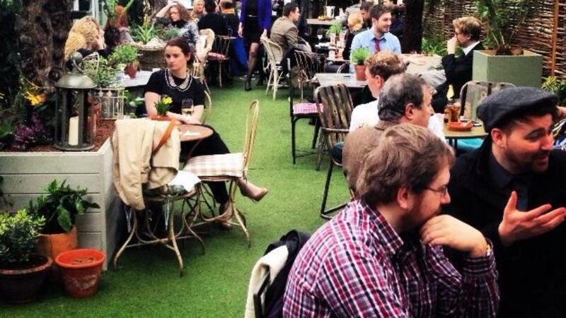 The beer garden at House on Leeson Street