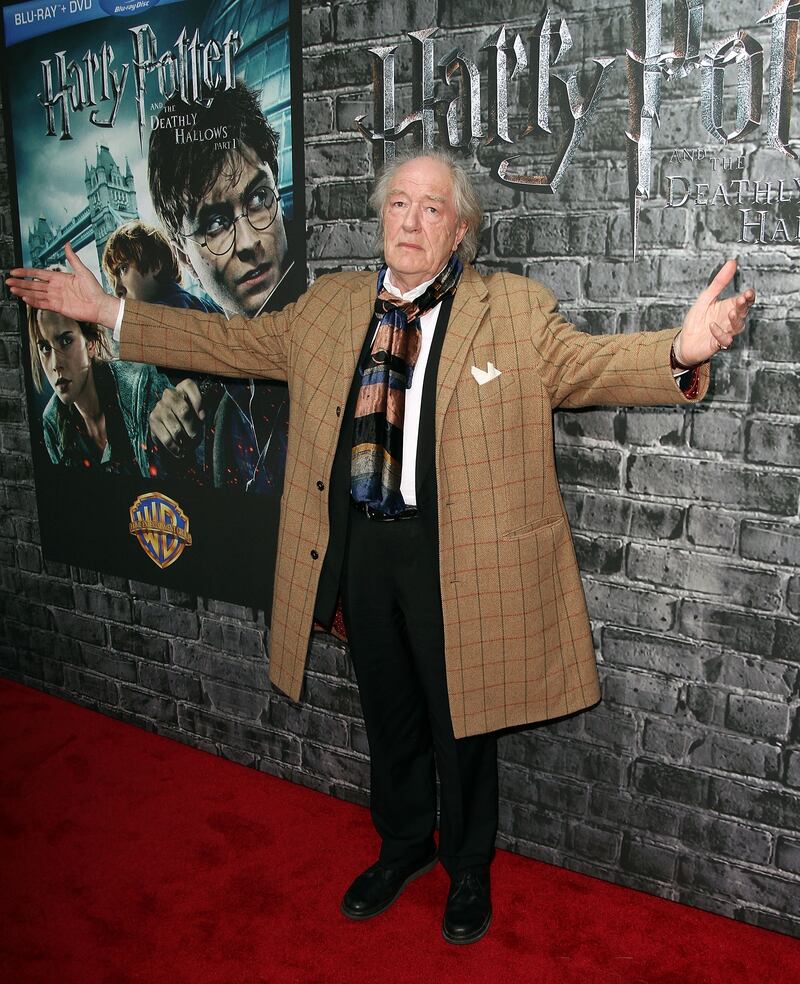 Michael Gambon at the grand opening of Harry Potter: The Exhibition in New York City in 2011.  Photograph: Taylor Hill/FilmMagic