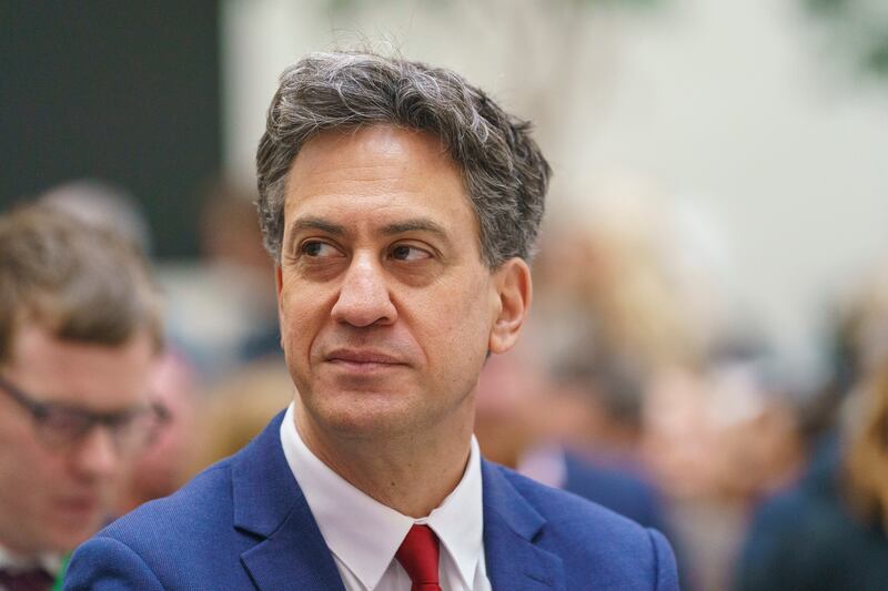 Shadow secretary of state for climate change Ed Miliband criticised the British government after the judgment. Photograph: Dominic Lipinski/Getty Images