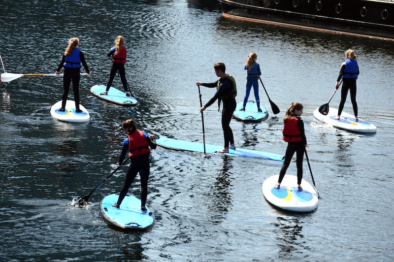 The Surfdock kids camp offers a great way to burn some energy this summer. Photograph: Cyril Byrne