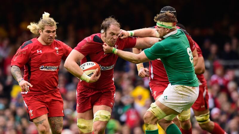 Alun Wyn Jones: inspirational figure remains the heart and soul of Welsh rugby in 2019. Photograph:  Stu Forster/Getty Images