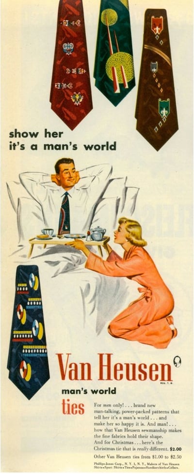 1951: 'Show her it's a man's world.'