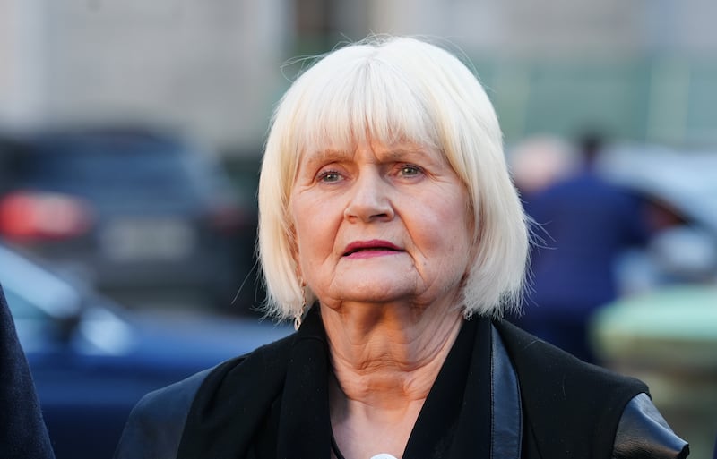 Marian Harkin at Leinster House in Dublin this week. Photograph: PA