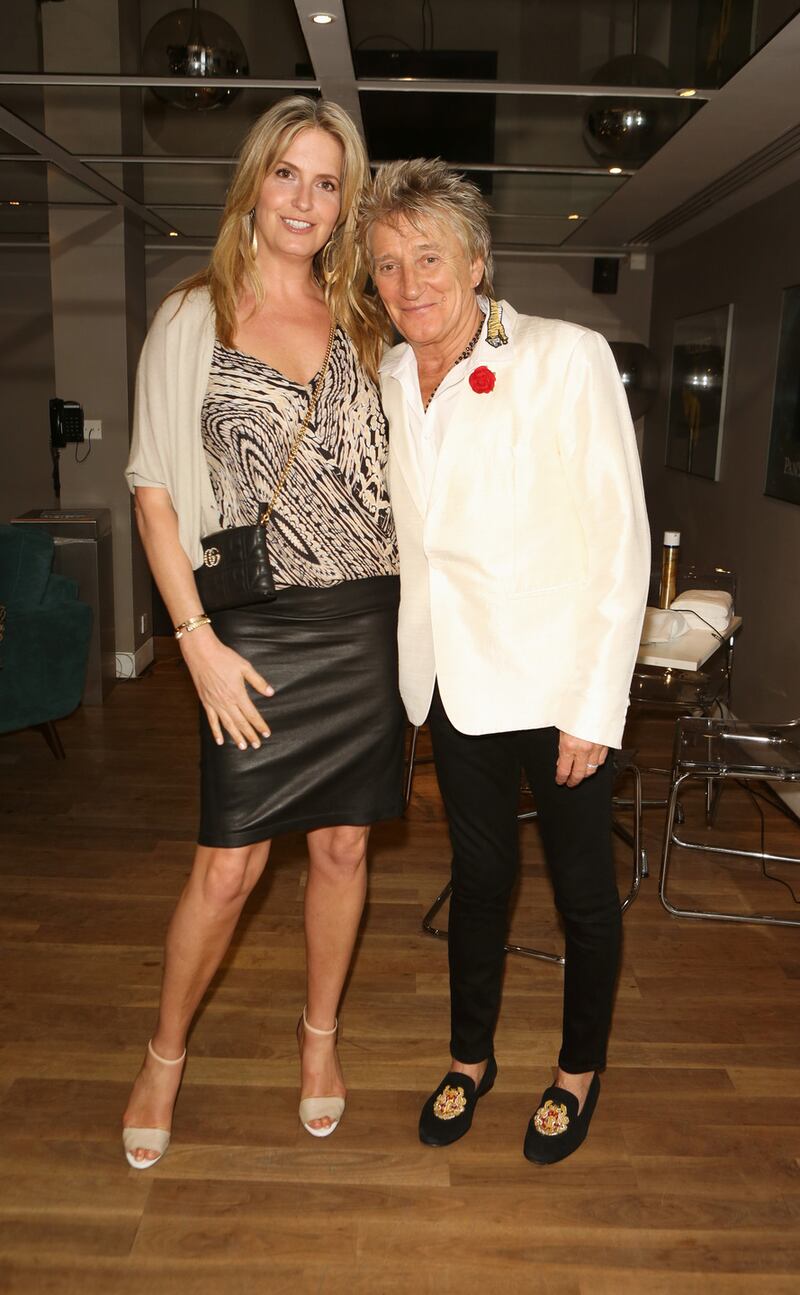 Rod Stewart and his wife, Penny Lancaster, in 2018. Photograph: David M Benett/Dave Benett/Getty