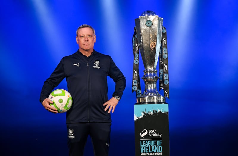 Waterford manager Keith Long has benefited from the club's link to Fleetwood Town. Photograph: Stephen McCarthy/Sportsfile