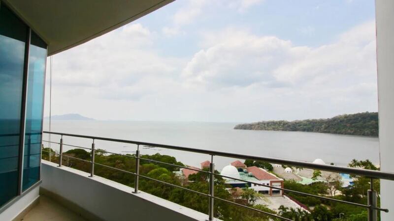 This property in  Panama city  has super views of the Pacific Ocean from the principal rooms and terrace.