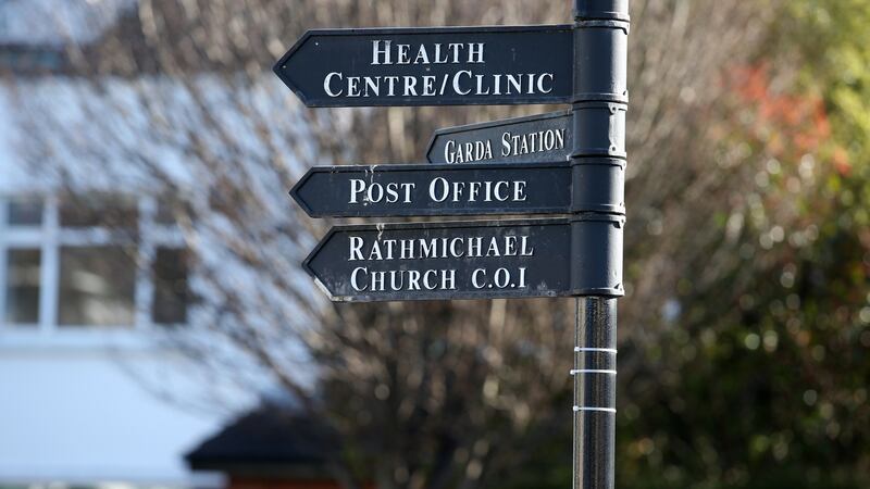 Signs on the Dublin Road in Shankill. Photograph: Laura Hutton