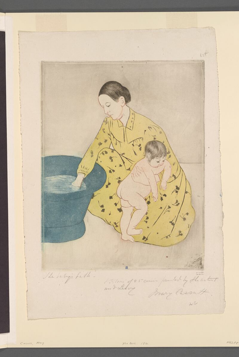 Mary Cassatt. The Bath, 1891. The New York Public Library Digital Collections