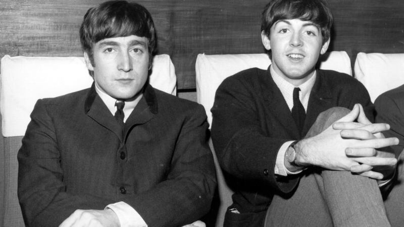 Lennon and McCartney. Photograph:  Fox Photos/Getty Images