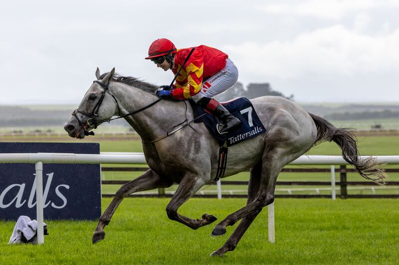 Colin Keane onboard White Birch comes home to win the Tattersall’s Irish 1000 Guineas at the Curragh in May. Photograph: Morgan Treacy/Inpho 