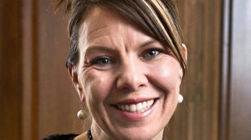 Jennifer Riordan, of Albuquerque, New Mexico, who died aboard the  Southwest Airlines plane after being partially sucked out of a window. Photograph: Marla Brose/The Albuquerque Journal via AP