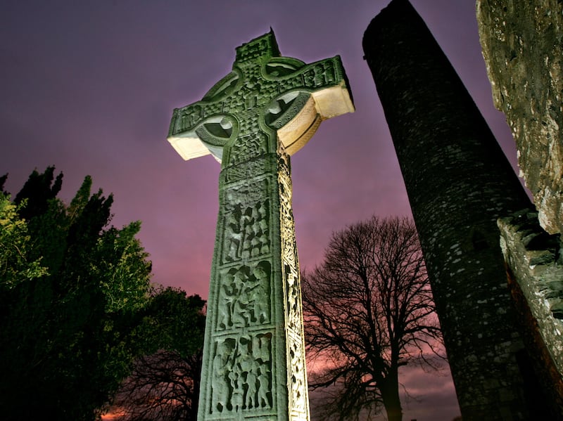 The high cross and round tower at Monasterboice. Photograph: Matt Kavanagh