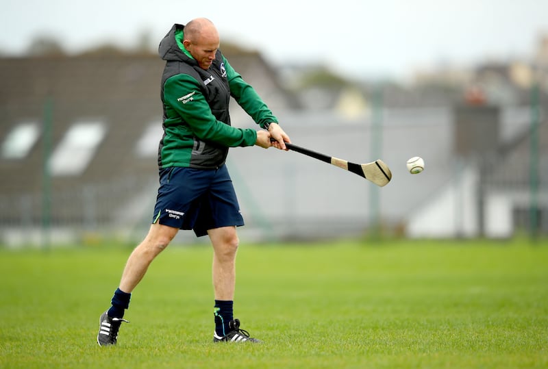 Johnny O'Connor: 'You find a group that you feel you’re connecting with. At this moment in time – I don’t know if they [Galway hurlers] feel the same – but I feel like I’m making a connection.' Photograph: James Crombie/Inpho