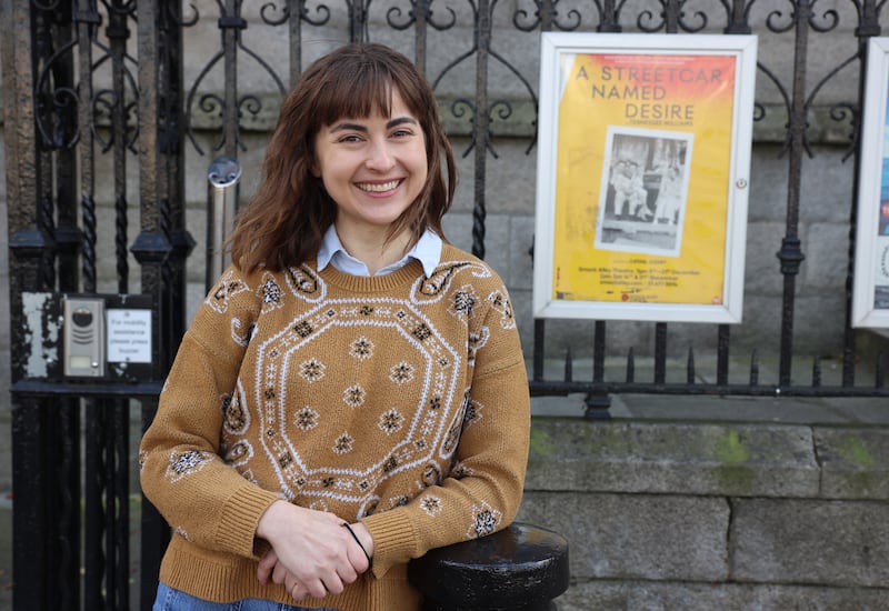 Morgan Steele works for the theatre company Once Off Productions, which is about to open A Streetcar Named Desire at Smock Alley Theatre, Dublin. Photograph: Dara Mac Dónaill