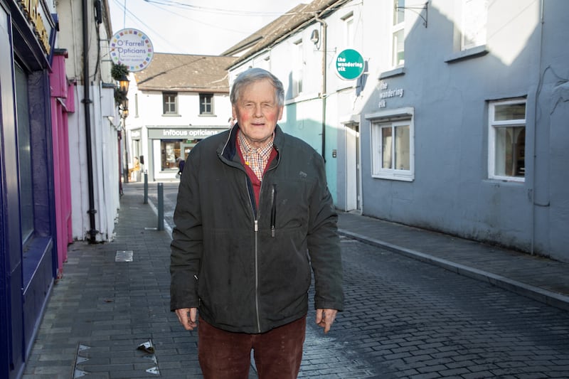 Voter Malachy McNulty in Portlaoise. Photography: Michael Donnelly