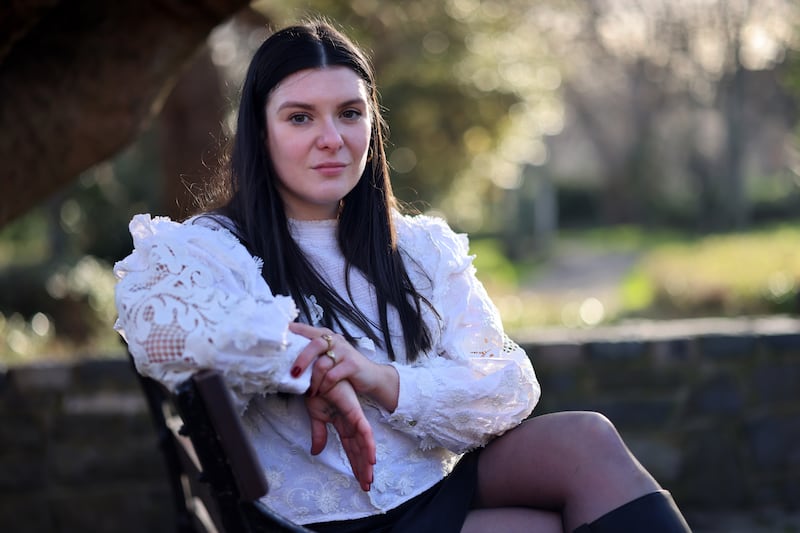 Róisín Lanigan: The London-based journalist and author grew up in a working-class family on Belfast's Falls Road. Photograph: Dara Mac Dónaill