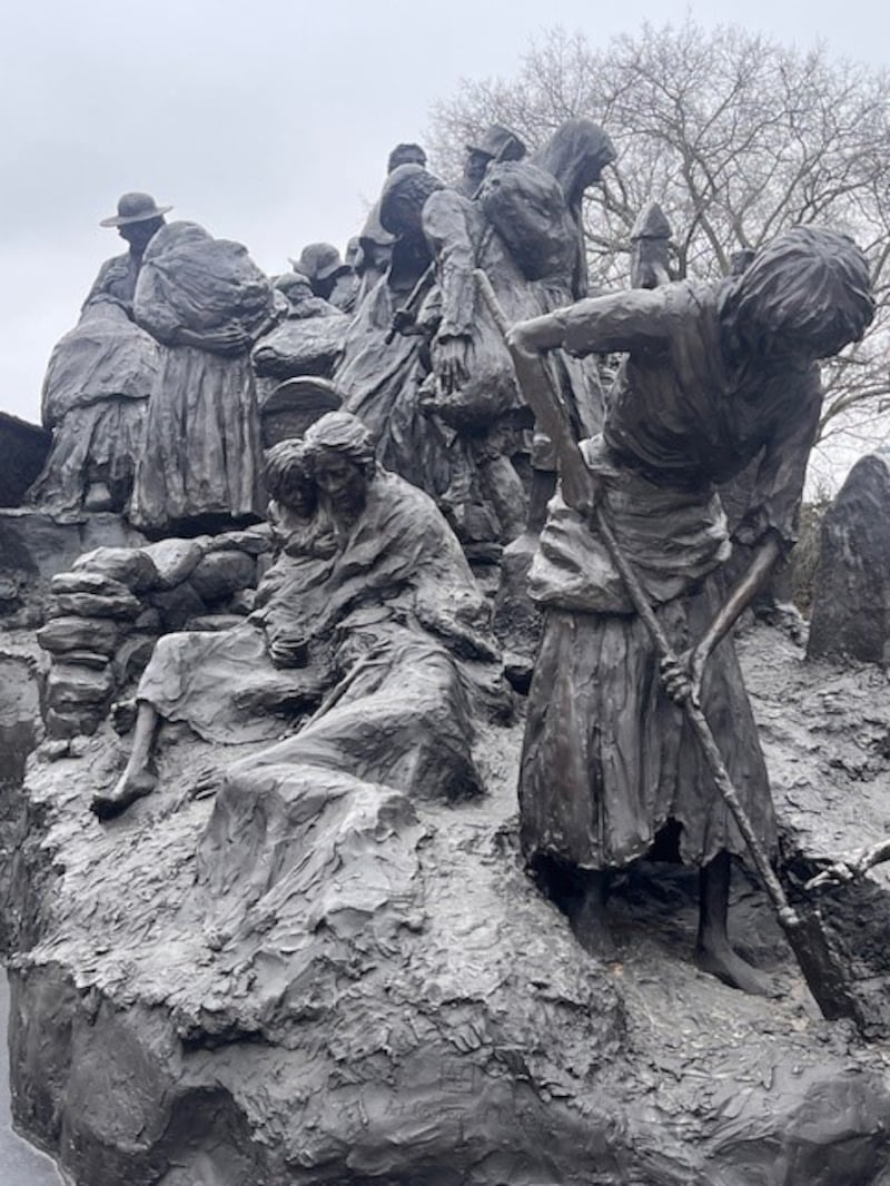 Philadelphia famine statue