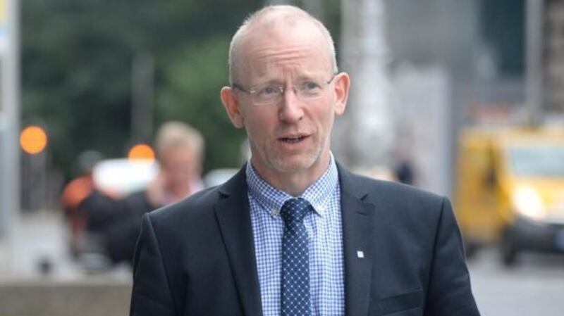 Martin Marjoram of the Teachers' Union of Ireland. Photograph: Dara Mac Dónaill.