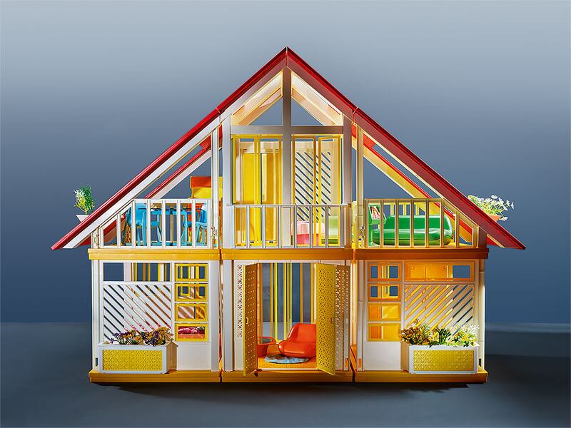 The A-frame Barbie cabin from 1979. Photograph: Evelyn Pustka/The New York Times