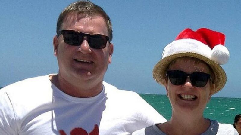 Bill Harrop and Sally Bradley, who were killed in explosions in Sri Lanka. Photograph: Sally Harrop Facebook