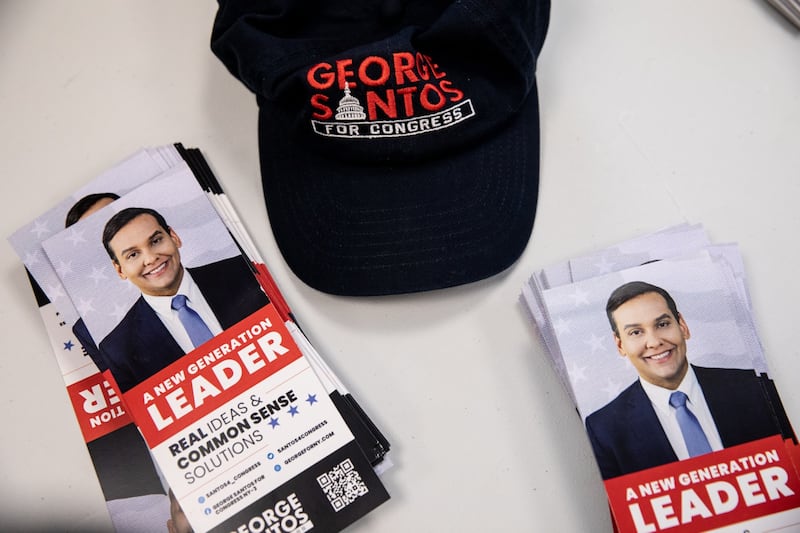 Campaign trail: we are so much more likely to believe a story if it is embedded in the codes we expect, dress code being among the first. Photograph: Jackie Molloy/Bloomberg