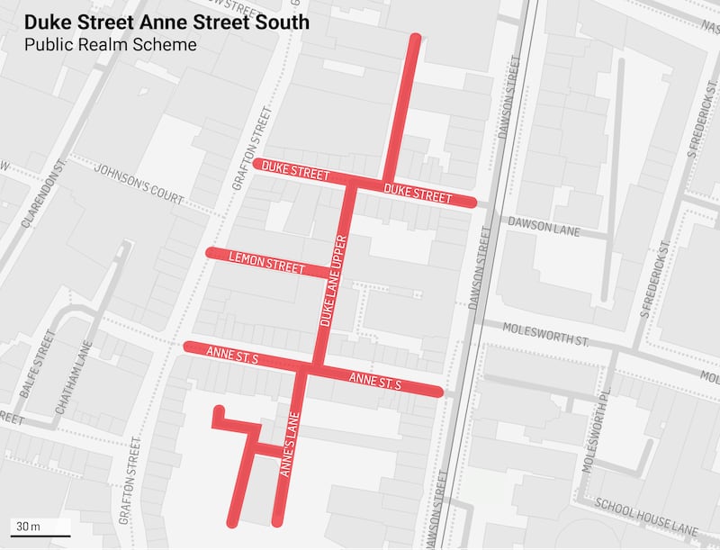 Duke street map