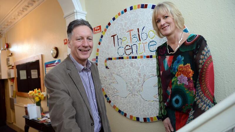 Liam Roe and Mary Cotter at the Talbot Centre, Upper Buckingham Street, Dublin. Photograph: Eric Luke