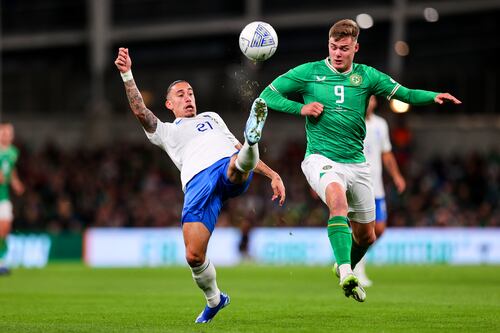 FT Ireland 0 Greece 2: Irish hopes of automatic Euro 2024 qualification end in Dublin