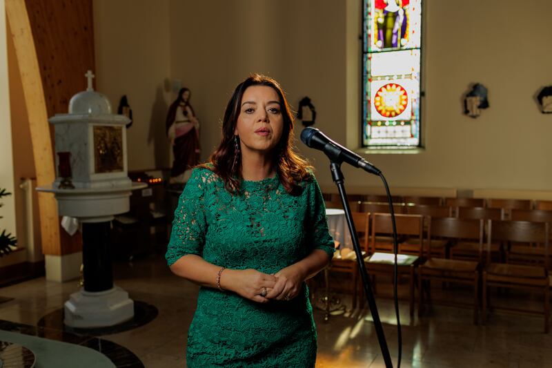 'I got married 20 years ago, and it was so different. There are a lot of extras now,' says Olivia. Photograph: James Connolly