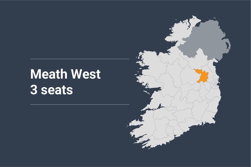 Meath West Constituency map