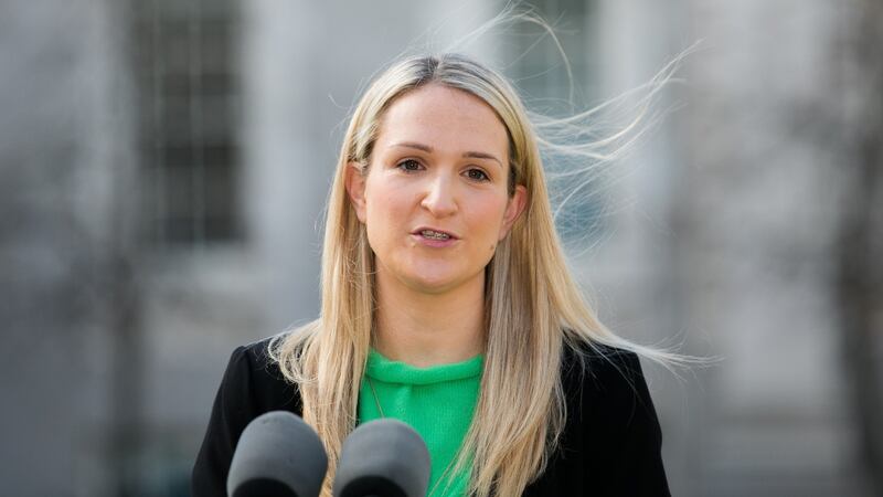 Justice Minister Helen McEntee, who represents Navan as a TD, has been highly critical of the plans for the hospital. Photograph: Gareth Chaney/Collins