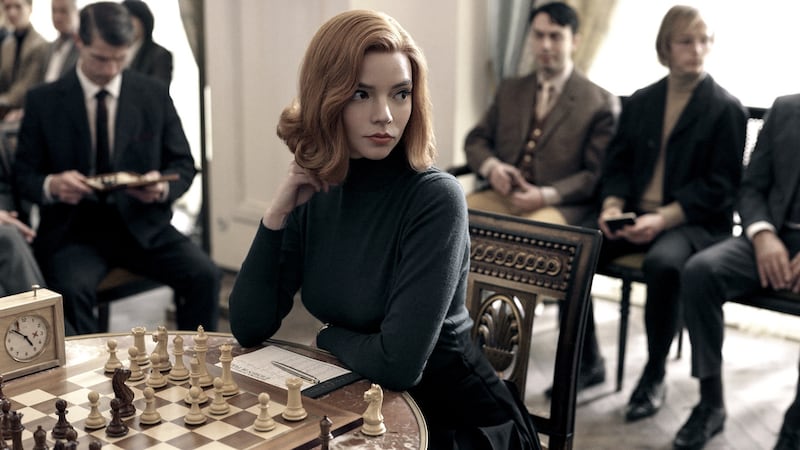 Beth Harmon in The Queen’s Gambit, another Netflix-produced hit. Photograph: Charlie Gray/Netflix