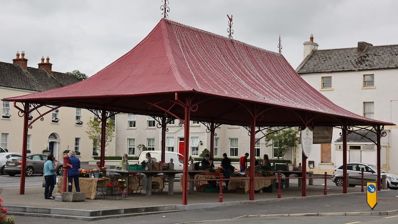 Restored in 2017, Market House in Stradbally, Co Laois, got a new lease of life when a Friday farmers market  commenced – in the middle of a pandemic. Photograph: Nick Bradshaw