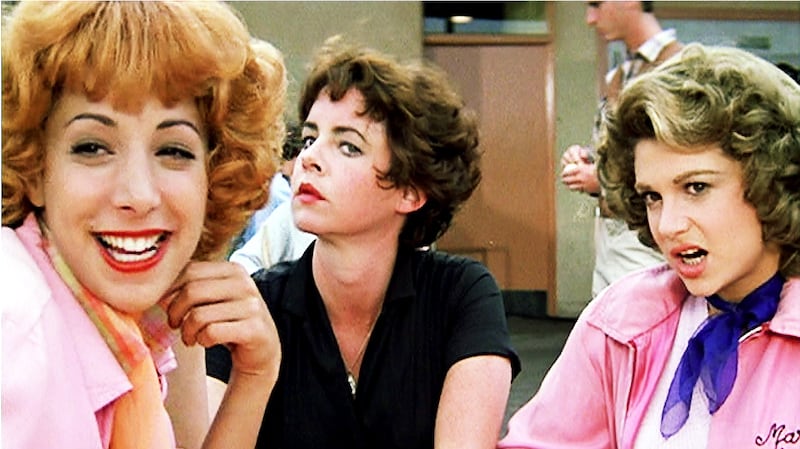 Pink Ladies: Frenchy (Didi Conn), Rizzo (Stockard Channing) and Marty (Dinah Manoff) from Grease. 