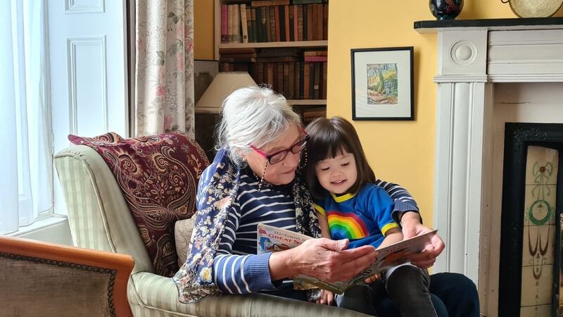 Alex with her paternal grandmother, Mary Costello