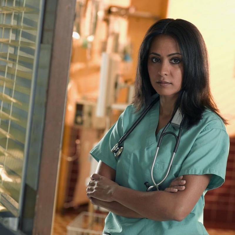 Parminder Nagra as Doctor Neela Rasgotra in ER. Photograph: Mitchell Haaseth/NBCU Photo Bank