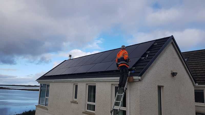 Barry Sharkey at work in the northwest