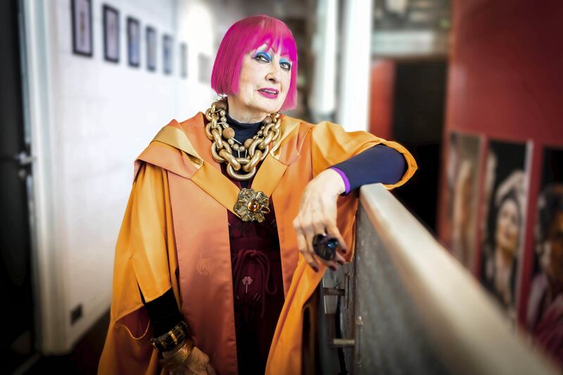 Zandra Rhodes first visited China in 1979: 'Every single person as far as the eye could see would have been in navy blue pyjama suits or they would have been in army uniforms.' Photograph: Jason Senior/PA