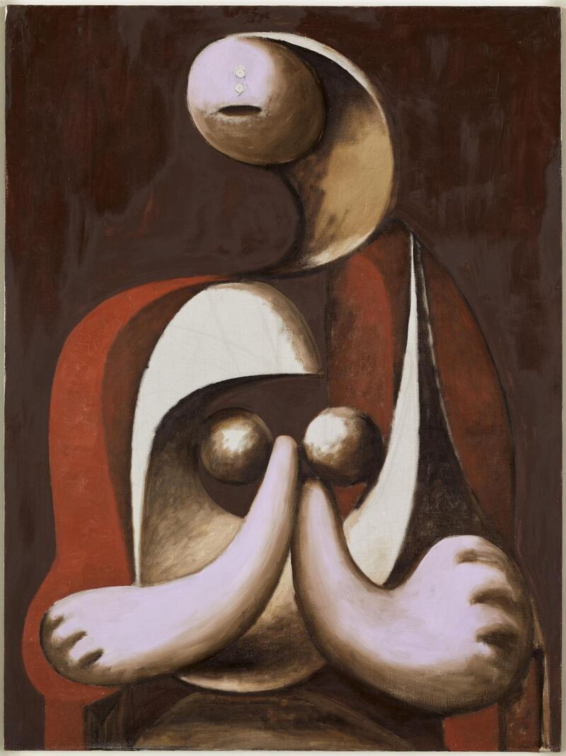 Woman Sitting in a Red Armchair, Musée national Picasso, Paris