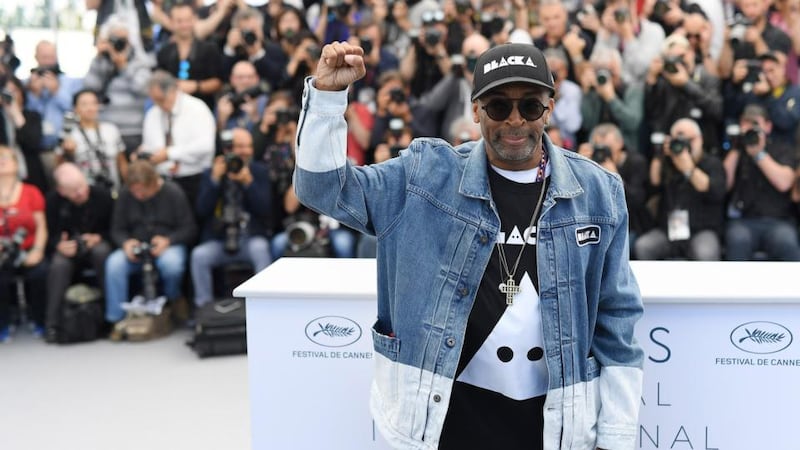 Spiky: Spike Lee at the BlacKkKlansman photocall. Photograph: Pascal Le Segretain/Getty