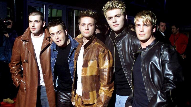 What makes a man: Westlife lost out on the 2000 Christmas no 1 to Bob the Builder. Photograph: Reuters/Kieran Doherty