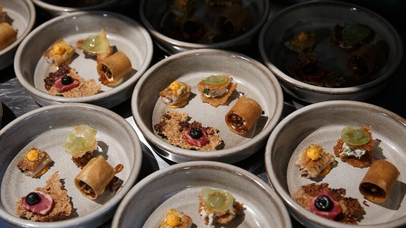 Preparation, and the assembed snack plate