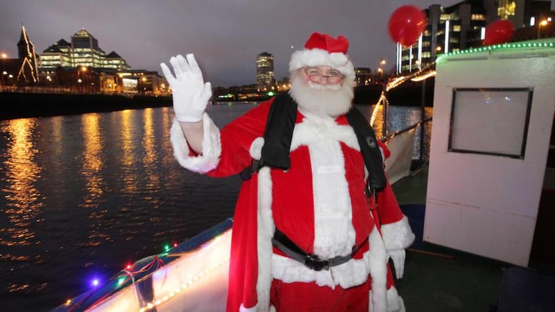 See Santa at the I Believe Christmas Tree and Village at the Custom House Quarter in Dublin