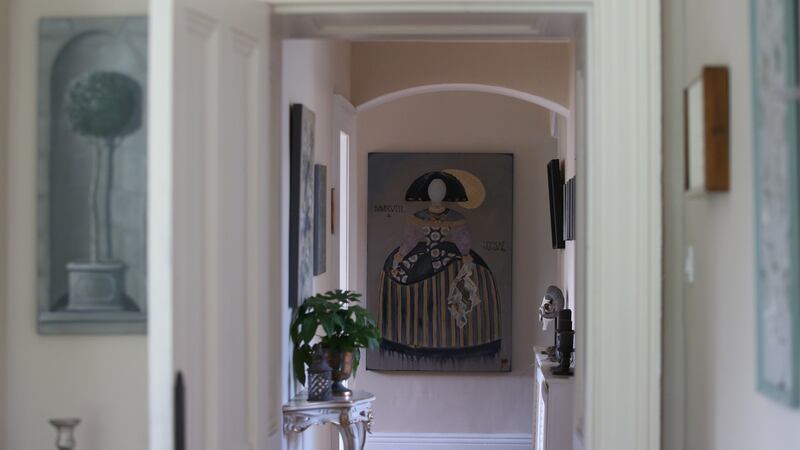 Through the hallway of Donaguile House in Castlecomer, Co Kilkenny. Photograph: Laura Hutton/The Irish Times