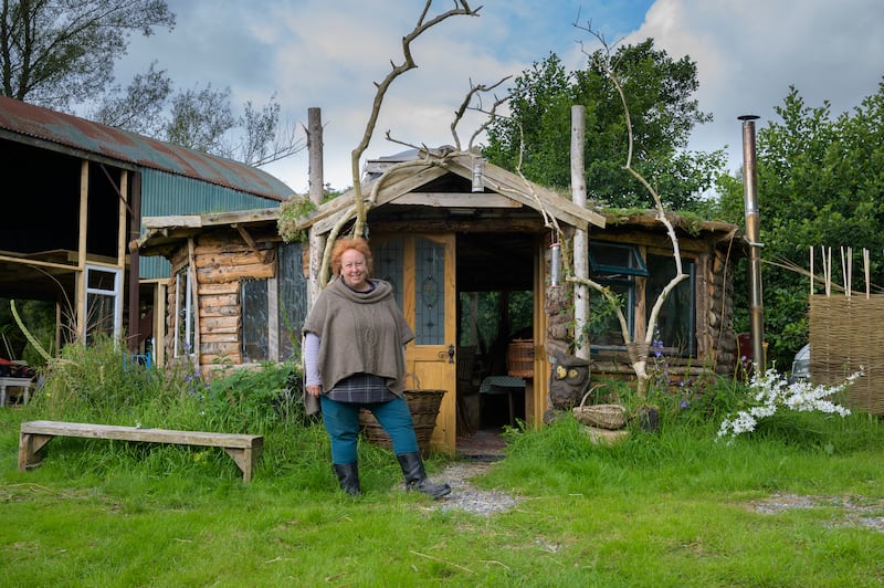 Kate Burrows outside her workshop in Co Roscommon. Photograph: Michael McLaughlin