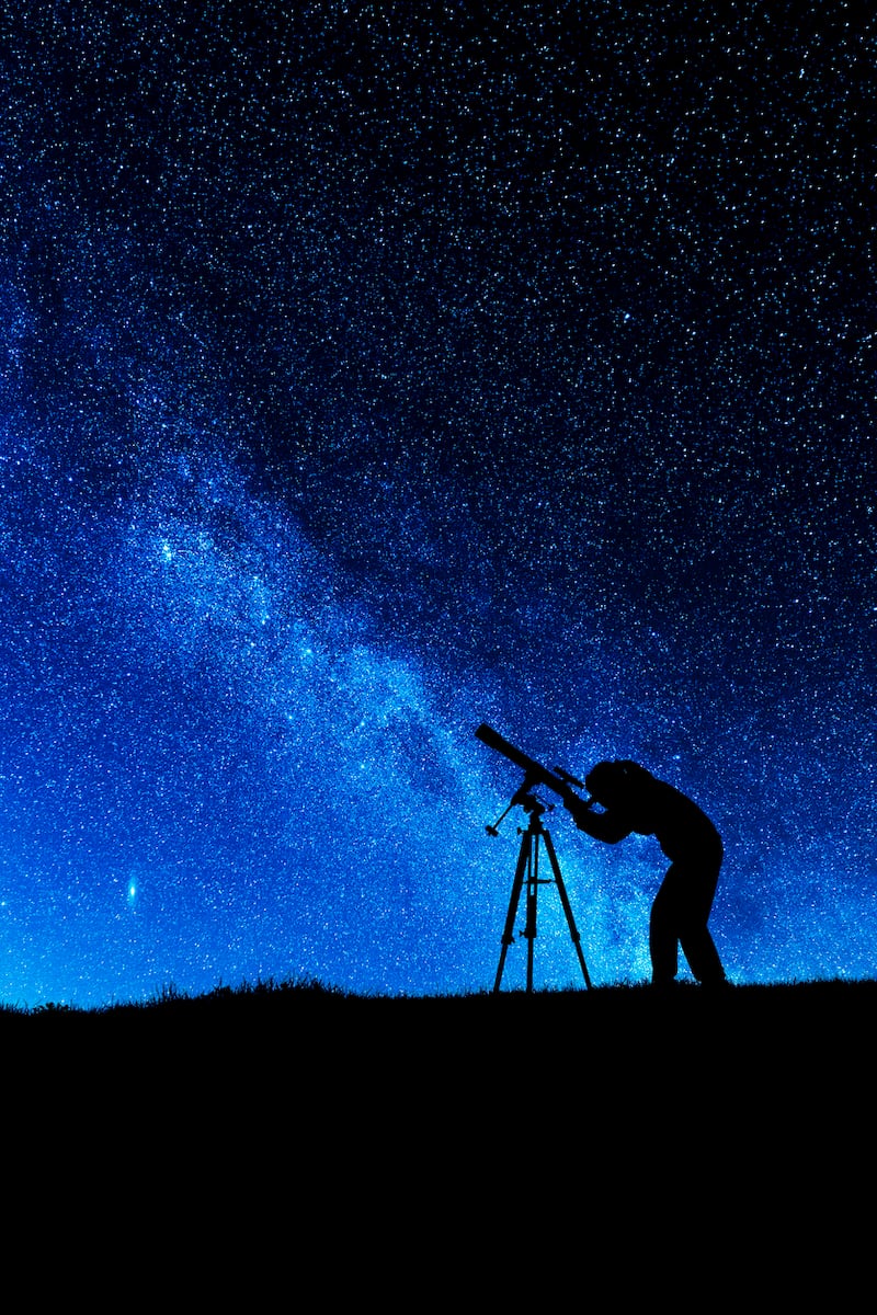 Stargazing: There are several spots perfect for staring at the skies in Ireland. Photograph: Getty Images