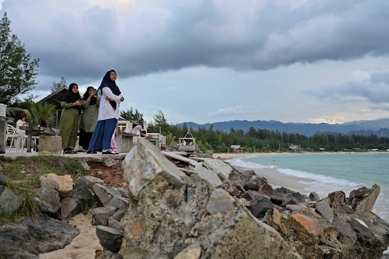 Lampuuk beach, one of the areas hardest hit by the tsunami in 2004. Photograph: Achmad Ibrahim/AP