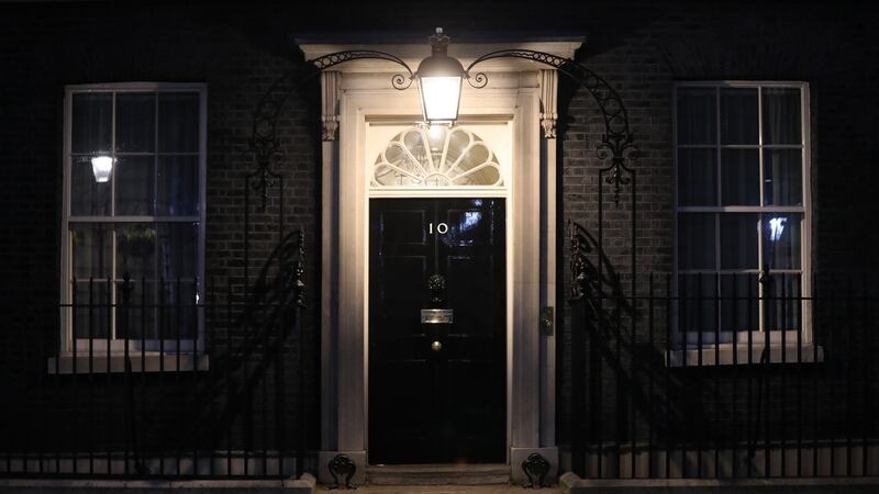 The entrance to number 10 Downing Street in London. British prime minister Theresa May told Conservative MPs she will stand down once Brexit is delivered. Photograph: Chris Ratcliffe/Bloomberg