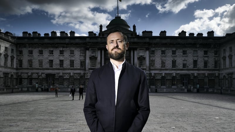 John Gerrard at Somerset House, London. Photogrpah: Richard Ansett/Channel 4