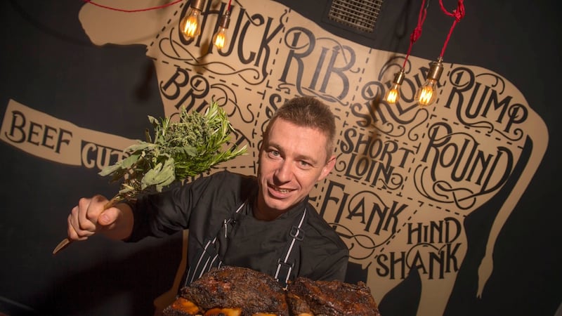 John Relihan, former head chef at one of the Jamie Oliver restaurants,  has come home to open Holy Smoke in Cork. Photograph: Michael Mac Sweeney/Provision